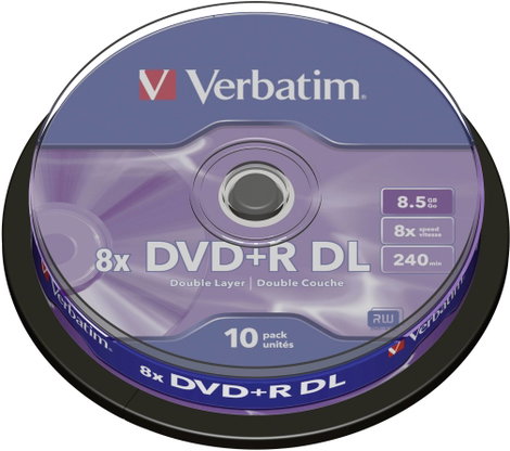 Írható DVD+R DL 8.5 GB Verbatim 43666 10 db 2. kép