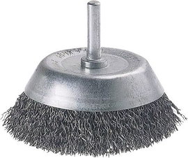 Csiszolókorong, acél drótkorong 6 mm-es szárral Ø 50 mm-es fejjel Wolfcraft 2106000
