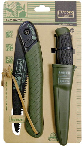 Összecsukható kézi ágvágó fűrész, kerti kés, 190 mm, Bahco LAP-KNIFE