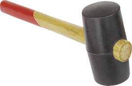 Gumikalapács, keménygumiból 570g Brüder Mannesmann 709-65