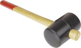 Gumikalapács, keménygumiból 910g Brüder Mannesmann 709-75