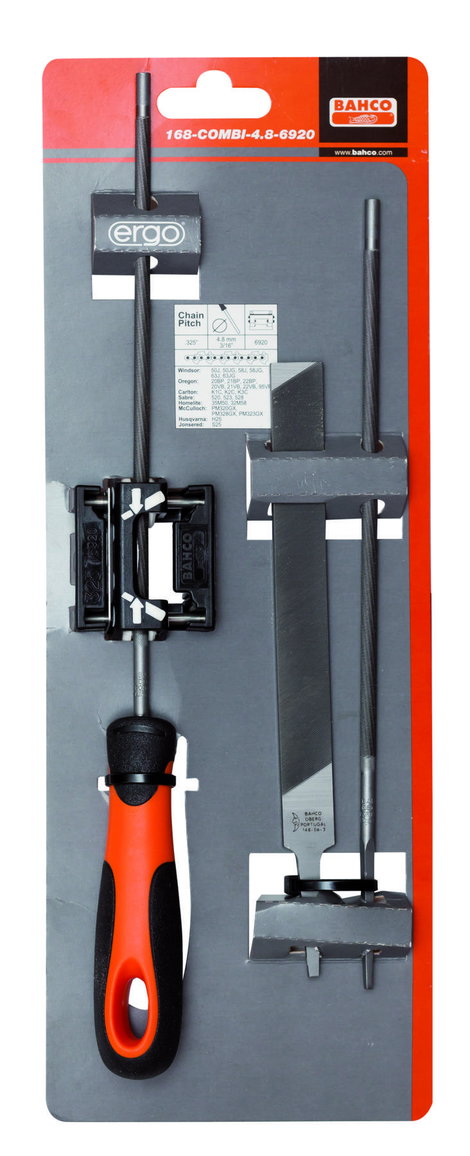 Reszelő készlet 200 mm Ø 5,5 mm Bahco 168-COMBI-5.5-6924