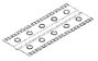 Hűtőlamella QuickCool QV-FI-130-10-6 (Sz x Ma x Mé) 55 x 130 x 0.3 mm Furat Ø 6 mm 2. bélyegkép