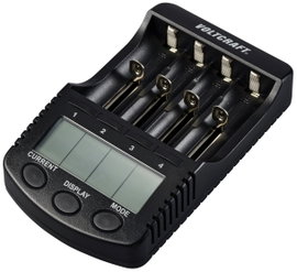 Hengeres akkutöltő NiMH, NiCd és lítiumion akkukhoz, Voltcraft CC-2