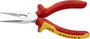 Knipex 25 06 160 VDE szigetelt fél kerek csőrű gólyacsőr fogó, vágóéllel 160 mm 3. bélyegkép