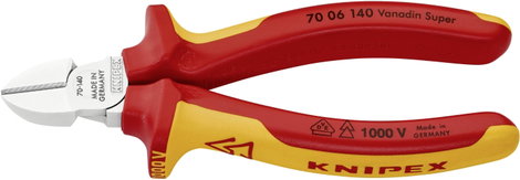 VDE oldalcsípőfogó Knipex 70 06 140 5. kép