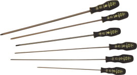 6 részes Csavarhúzó készlet, egyenes pengéjű, csillag-PH/TORX®, ESD