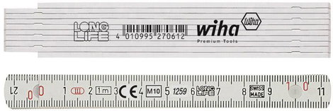 Colostok, colstok, összecsukható műanyag vonalzó 1m Wiha 27062