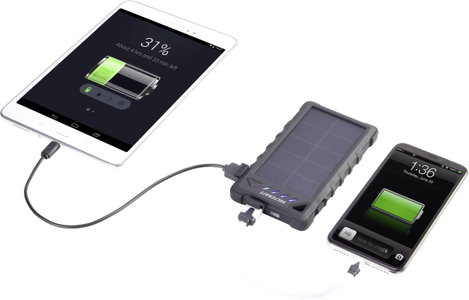 Napelemes powerbank 8000 mAh Voltcraft SL-80 VC-8308670 5. kép