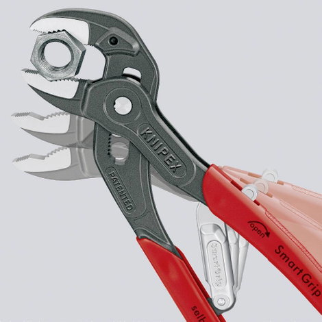 Önbeálló vízpumpa fogó KNIPEX SmartGrip 4. kép