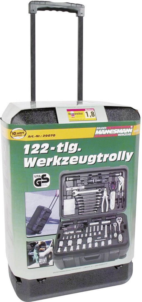 Szerszámos táska, 122 részes, Brüder Mannesmann 29070 8. kép