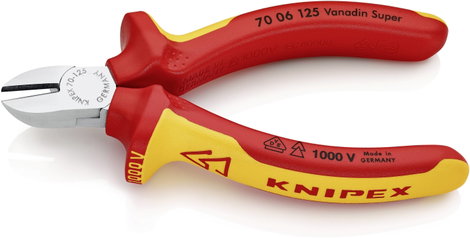 VDE oldalcsípőfogó Knipex 70 06 125 4. kép