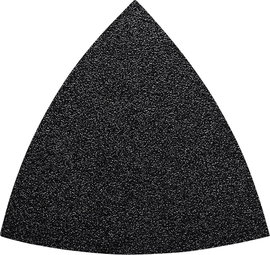 Fein 63717083015 Delta csiszolópapír Tépőzárral, Lyuk nélküli Szemcsézet (num) 80 Sarokméret 80 mm 5