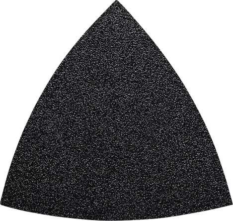 Fein 63717083015 Delta csiszolópapír Tépőzárral, Lyuk nélküli Szemcsézet (num) 80 Sarokméret 80 mm 5