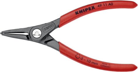 KNIPEX precíziós biztosítógyűrű fogó külső gyűrűkhöz, 3-10 mm, 49 11 A0 3. kép
