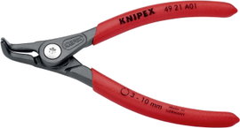 KNIPEX precíziós biztosítógyűrű fogó külső gyűrűkhöz, 3-10 mm, 49 11/49 21 A01