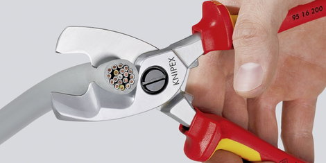 VDE kábelolló Knipex 95 16 200