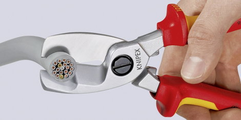 VDE kábelolló Knipex 95 16 200 2. kép