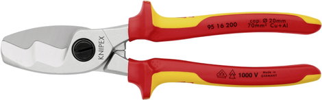 VDE kábelolló Knipex 95 16 200 3. kép