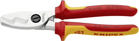 VDE kábelolló Knipex 95 16 200 4. kép