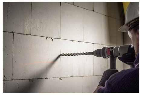 SDS-Plus Ütvefúró készlet 4 részes 5/6/8/10mm 110/160mm hosszú Heller Bionic 16490 0 3. kép