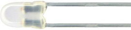 LED kétszínű,5MM 2PIN L-57EGW, BICOLOR