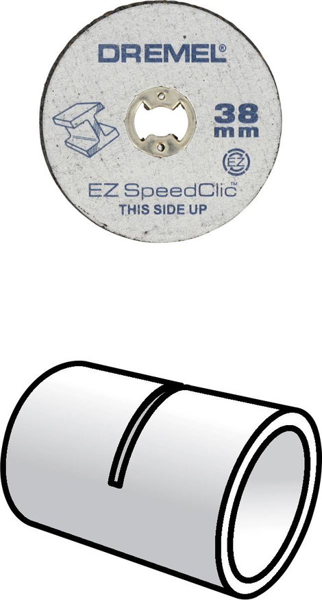 Dremel SC 456 SpeedClic 38 mm átmérőjű 12db-os fém vágótárcsa készlet 4. kép