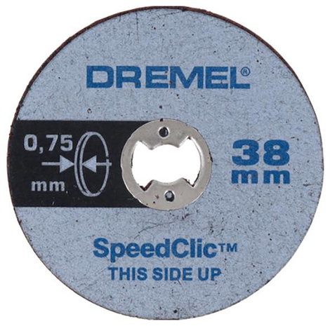 Dremel SC SpeedClic 38 mm átmérőjű 5db-os 0,75mm vastag vágótárcsa készlet