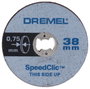Dremel SC SpeedClic 38 mm átmérőjű 5db-os 0,75mm vastag vágótárcsa készlet bélyegkép