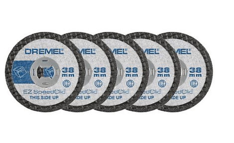 Dremel SC 476 SpeedClic 38 mm átmérőjű 5db-os műanyag vágótárcsa készlet 2. kép