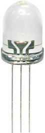 LED kétszínű,5MM 3PIN L-59GYW , BICOLOR bélyegkép