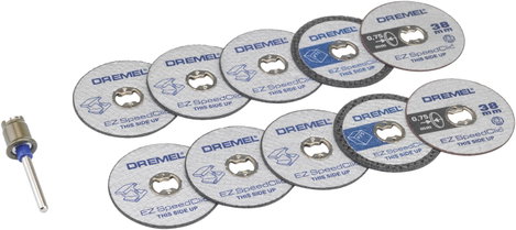 12db-os vágótárcsa készlet, 38 mm átmérőjű, Dremel Speedclic 2615S690JA 2. kép