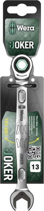 Wera 05073270001 Joker SW 10 Racsnis gyűrűs és villáskulcs 10 mm 29. bélyegkép