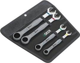 Wera 05073290001 Joker Set 4 részes Racsnis gyűrűs, villáskulcs készlet