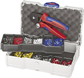 1250 részes. Érvéghüvely krimpelő készlet KNIPEX 97 90 09