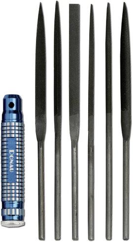 Donau Elektronik M60 7 részes, cserélhető pengéjű tűreszelő készlet 160 mm