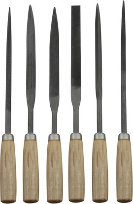 Donau Elektronik M59 6 részes fa reszelő, ráspoly készlet 170 mm