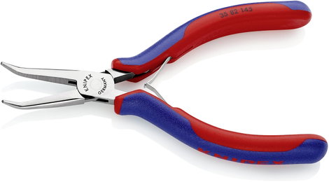 Knipex 35 82 145 Hajlított csőrű fogó 45° 145 mm 3. kép