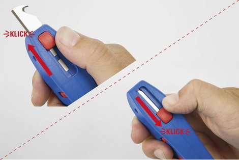 Kábelkés, kábelcsupaszoló, blankoló 4/28 mm 0.5/6 mm²-ig WEICON TOOLS S 4-28 50055328 3. kép