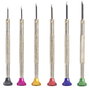 Órás csavarhúzó készlet, 12 részes, Toolcraft 820926 bélyegkép