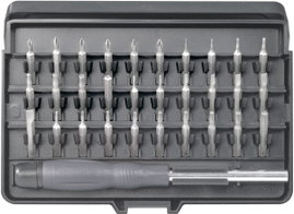 Mikro bit készlet, 31 részes, Toolcraft