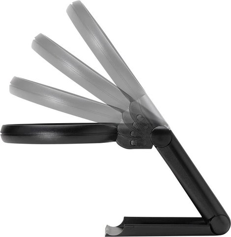 Nyeles, kézi nagyító világítással 2x/4x-es nagyítással Toolcraft 7. kép