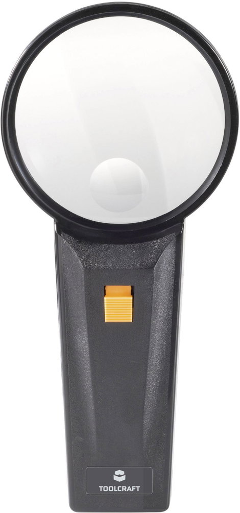Kézi nagyító, világítással 2x/4 x 75 mm Toolcraft 821031
