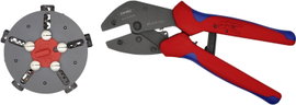Krimpelő fogó gyorscsere tárral, Knipex MultiCrimp 97 33 02