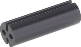Richco 3-5 mm LED-es távtartó, fekete, raszter 1,5 mm, LEDS-1-6-26