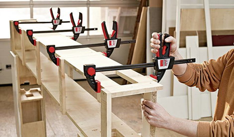 Egykezes csavaros gyorsszorító, 150 X 80mm EZS Bessey EZS15-8 5. kép