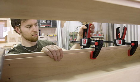 Egykezes csavaros gyorsszorító, 150 X 80mm EZS Bessey EZS15-8 6. kép