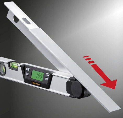 Elektronikus szögmérő, 60 cm, LaserLiner ArcoMaster 075.131A 6. kép