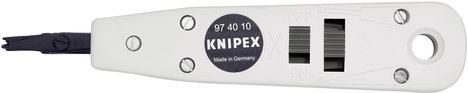 UTP, STP kábel betűző, vezetéktuszkoló szerszám 0,4 - 0,8 mm KNIPEX 97 40 10 2. kép