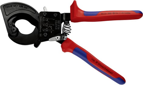 Racsnis kábelvágó 250 mm, 32 mm vágóképesség, Knipex 95 31 250 11. kép